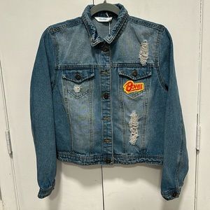 Patched Jean Jacket